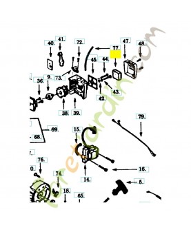 Filtre a air 530037331. Pièce de rechange Husqvarna