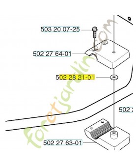 Rondelle husqvarna réf : 502282101