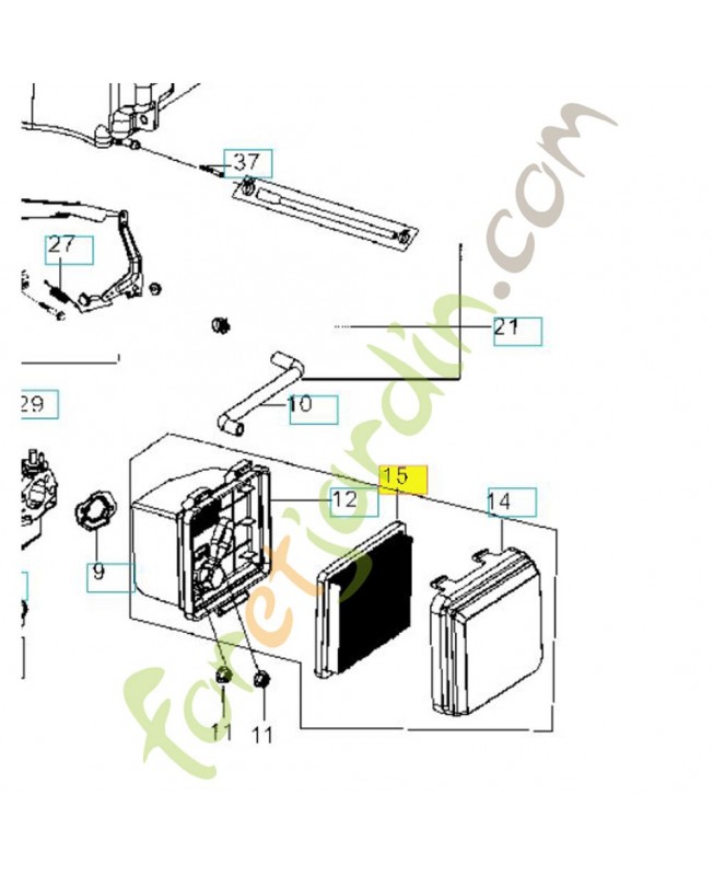 Filtre à air  référence 532439377