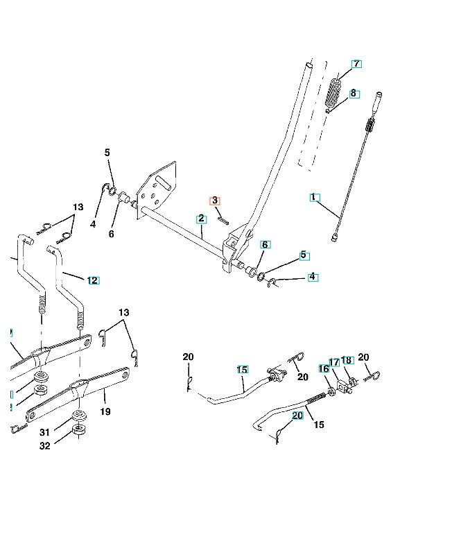 Goupille référence 532105767