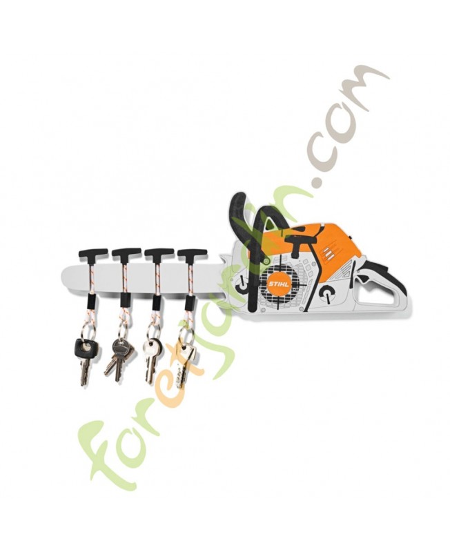 Support aimanté pour clés en forme de tronçonneuse STIHL