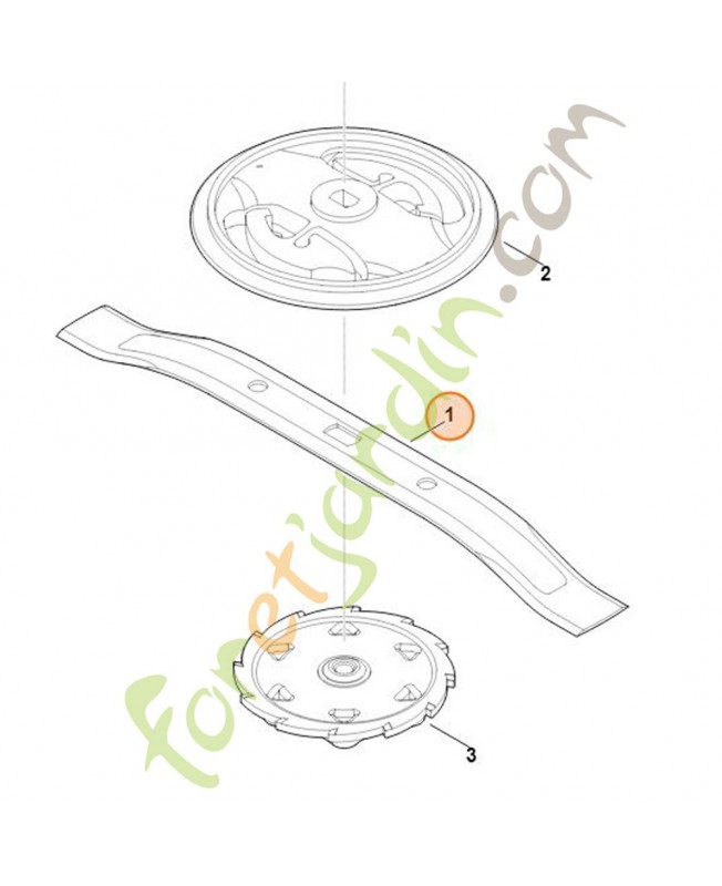 Lame 30 cm pour mi 632