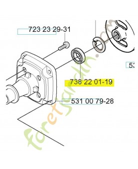 Roulement a billes référence 738220119