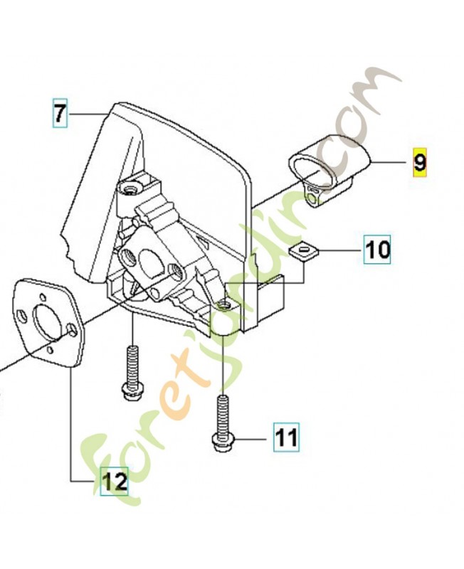 Tube 503942601. Pièce de rechange Husqvarna