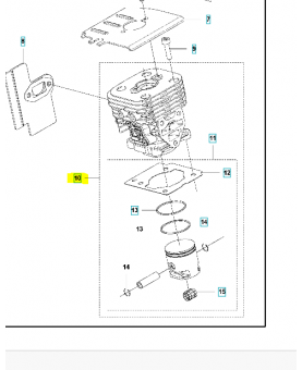 Kit cylinder & piston