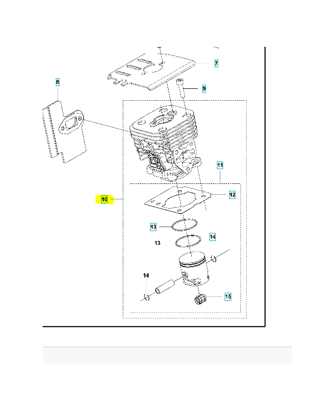 Kit cylinder & piston