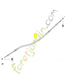 Câble de contrôle 582152002. Pièce détachée Husqvarna