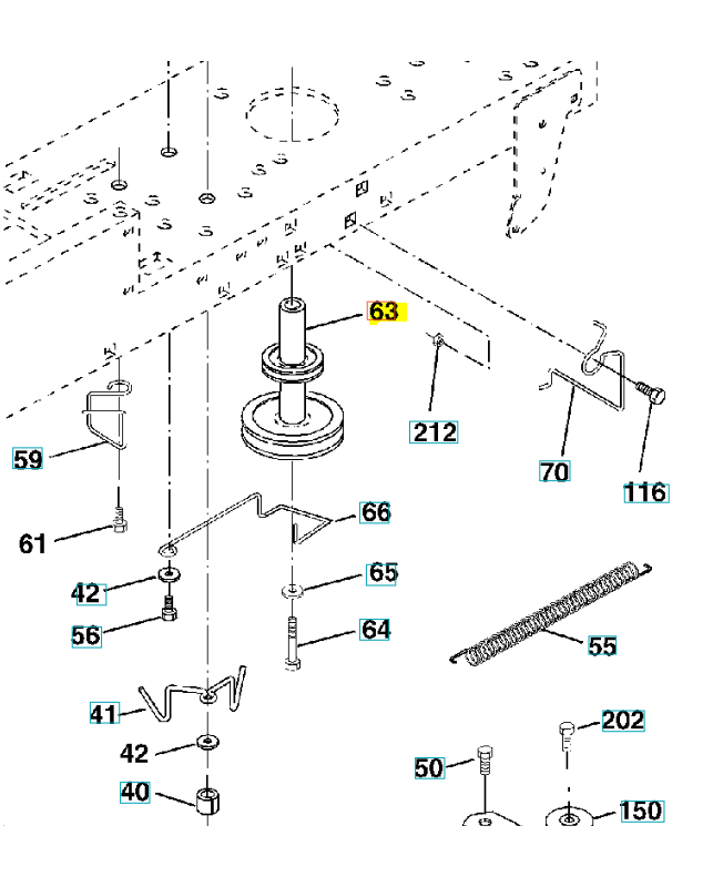 Poulie cpte moteur 532140186. Pièce de rechange Husqvarna Poulie cpte moteur 532140186. Pièce de rechange Husqvarna