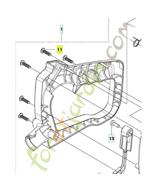 Vis 505047001. Pièce de rechange Husqvarna Vis 505047001. Pièce de rechange Husqvarna