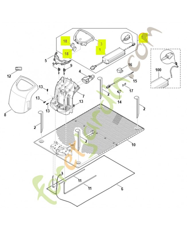 Jeu de pièces de transformation 180 w mi 6309-007-1037. Pièce détachée Stihl / Vicking Jeu de pièces de transformation 180 w mi 6309-007-1037. Pièce détachée Stihl / Vicking