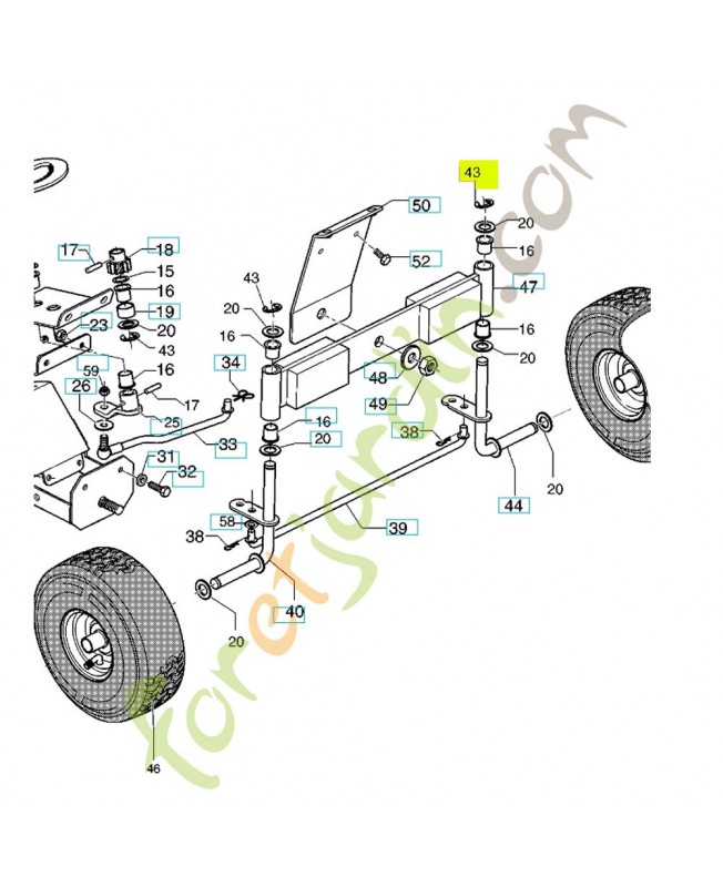 Rondelle 531206926. Pièce de rechange Husqvarna