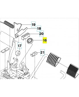 Roulement a billes 738210204. Pièce de rechange Husqvarna