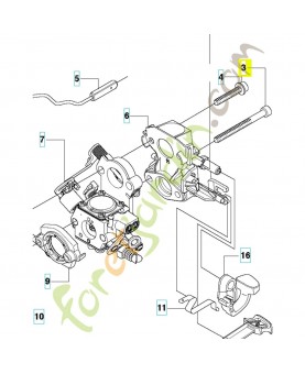 Vis 503217450. Pièce de rechange Husqvarna 