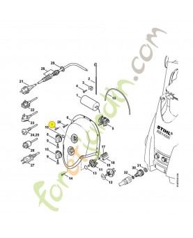 Vis tête fraisée m4x10 9062-115-0650. Pièce de rechange Sithl / Vicking