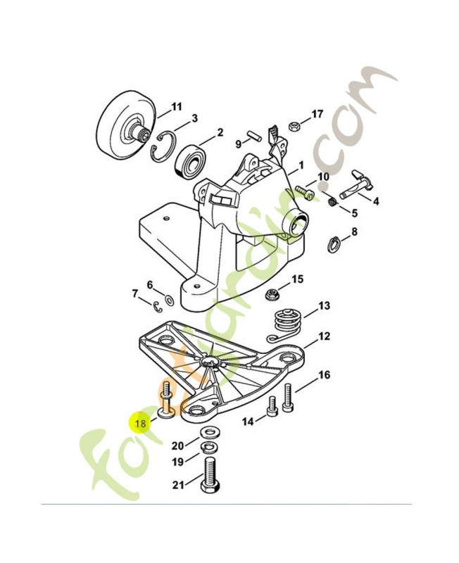 Vis a embase 4128-791-6101. Pièce de rechange Sithl / Vicking Vis a embase 4128-791-6101. Pièce de rechange Sithl / Vicking