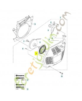 ressort de rappel 537241701. Pièce de rechange Husqvarna