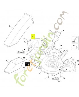 Capot protecteur droit