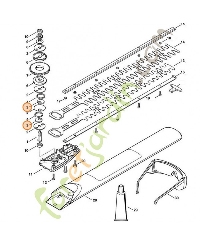 Rondelle excentrique