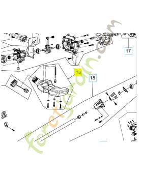 Réservoir de carburant complet 597593501. Pièce détachée Husqvarna
