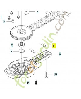 Coussinet 585628201. Pièce de rechange Husqvarna