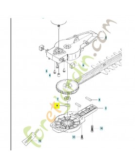 RONDELLE 588267701. Pièce de rechange Husqvarna