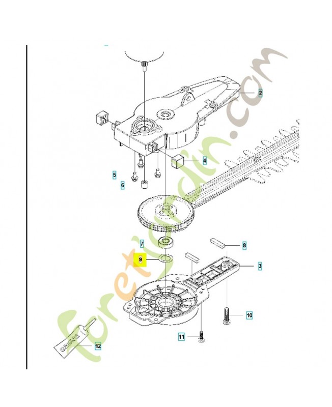RONDELLE 588267701. Pièce de rechange Husqvarna