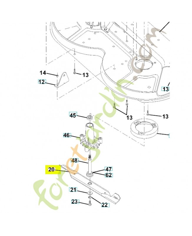 lame 531013126. Pièce de rechange Husqvarna lame 531013126. Pièce de rechange Husqvarna