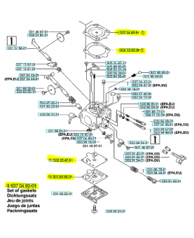 Joint 544002201. Pièce de rechange Husqvarna