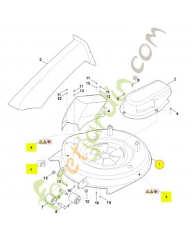 Carter 6140-700-8512. Pièce détachée Stihl / Vicking
