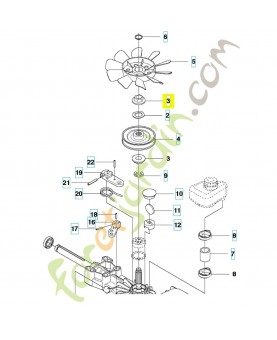 Douille 506986601. Pièce de rechange Husqvarna