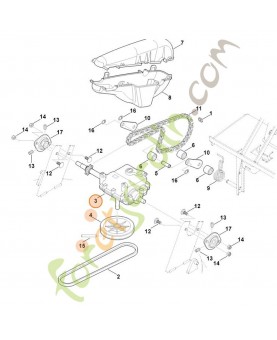 Réducteur Stihl ref. 6380-640-0190