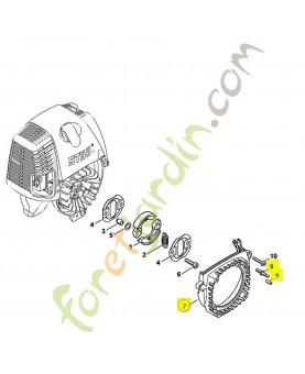 Carter de ventilateur 4313-080-1800. Pièce de rechange Sithl / Vicking