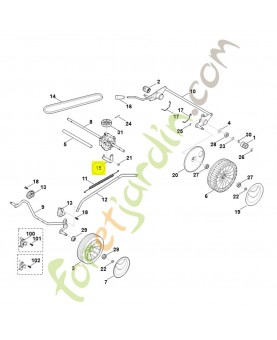 Support 6350-704-2701. Pièce détachée Stihl / Vicking