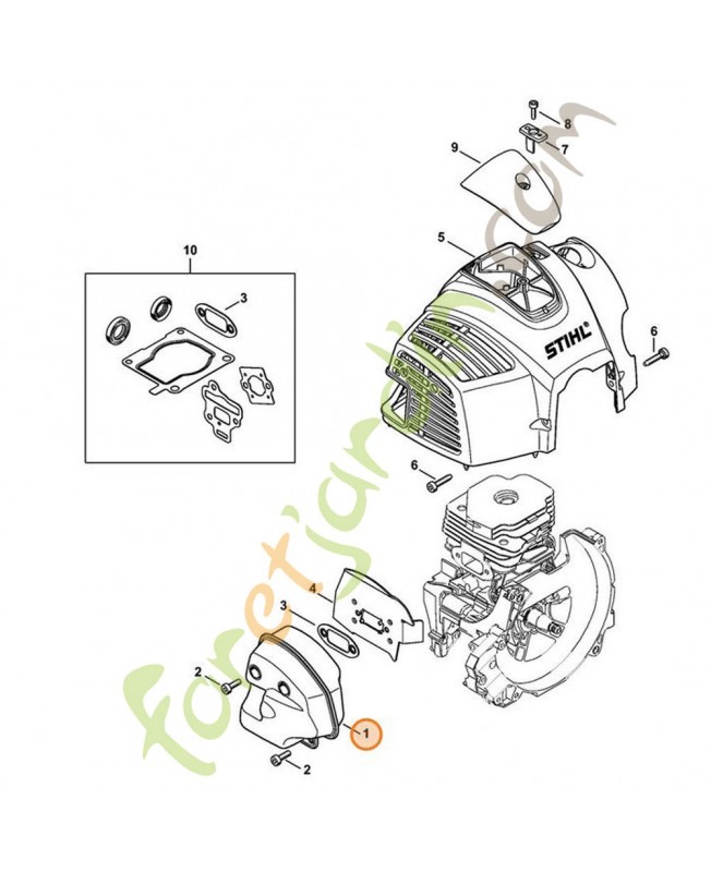 Silencieux fs 510/560 Silencieux fs 510/560
