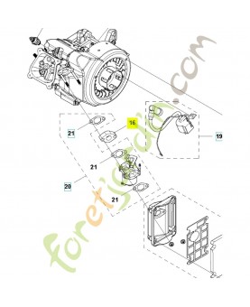 DÉFLECTEUR DE CHALEUR 577473101. Pièce de rechange Husqvarna