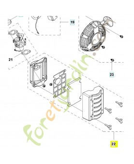 filtre à air 577473601- Pièce de détachée Husqvarna