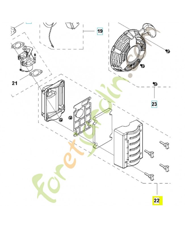 filtre à air 577473601- Pièce de détachée Husqvarna