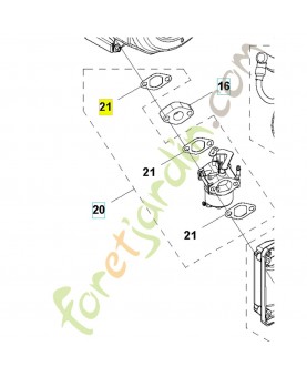 Joint 577472301. Pièce de rechange Husqvarna