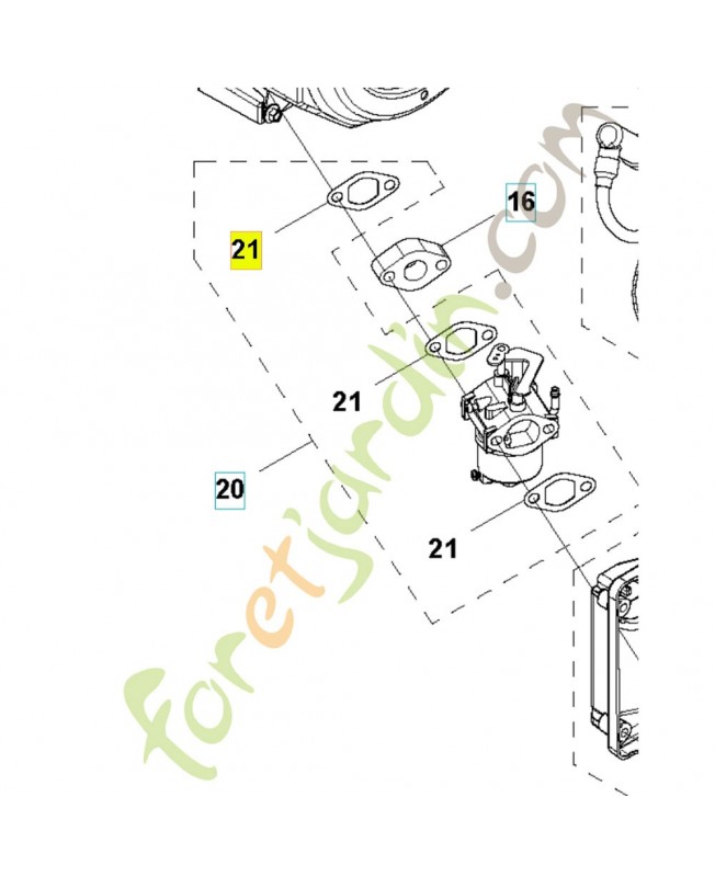 Joint 577472301. Pièce de rechange Husqvarna