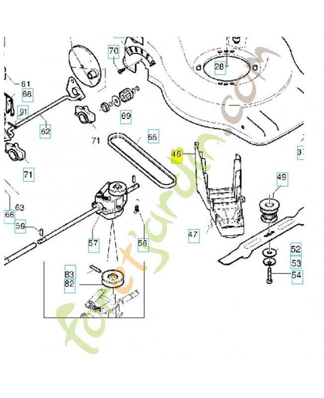 Protecteur 531213270. Pièce de rechange Husqvarna
