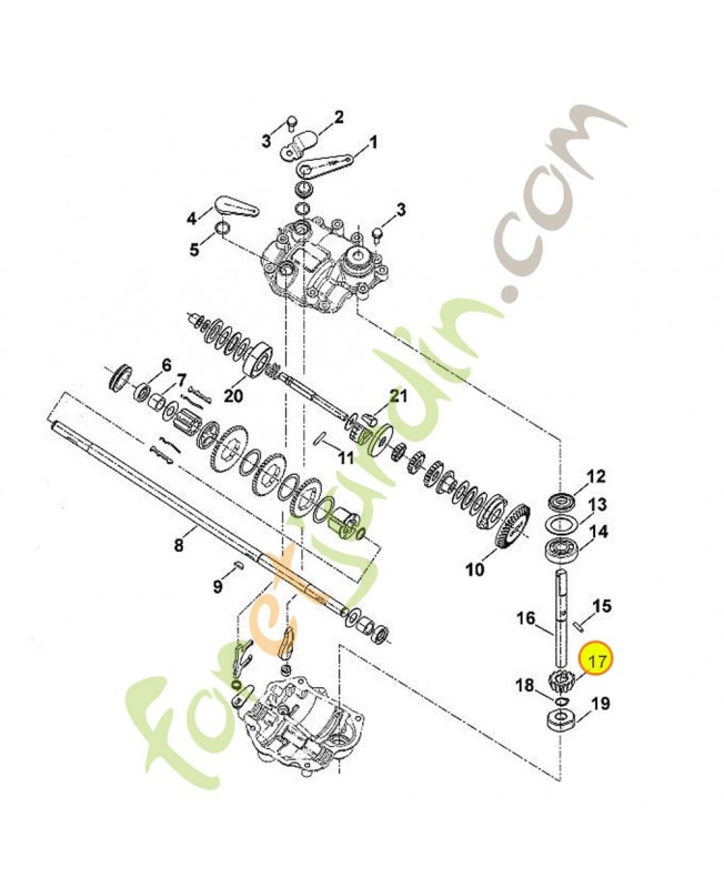 Pignon 6105-642-0400. Pièce de rechange Sithl / Vicking