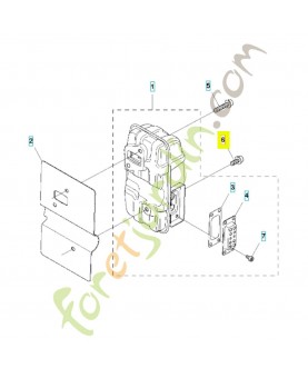 Boulon 576590801. Pièce de rechange Husqvarna