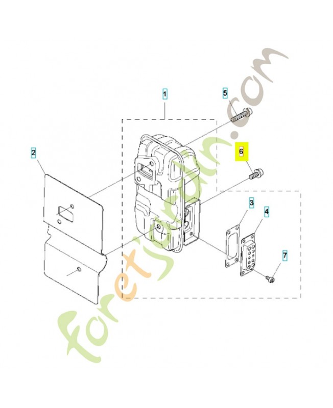 Boulon 576590801. Pièce de rechange Husqvarna Boulon 576590801. Pièce de rechange Husqvarna