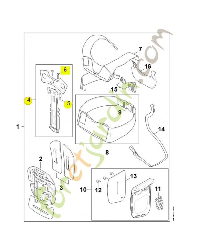 Adaptateur d'épaules 0000-830-0100. Pièce détachée Stihl / Vicking Adaptateur d'épaules 0000-830-0100. Pièce détachée Stihl / Vicking