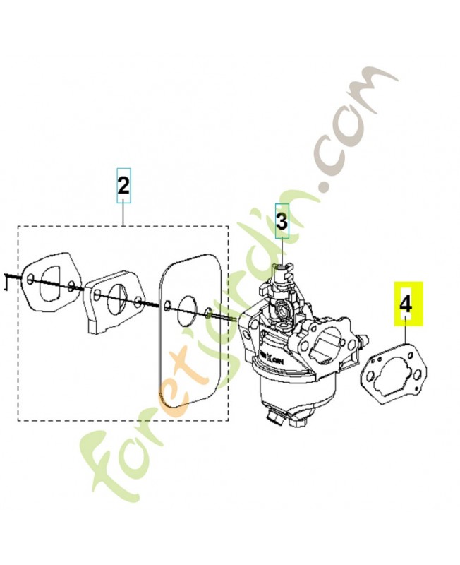 joint 529457601- Pièce détachée Husqvarna