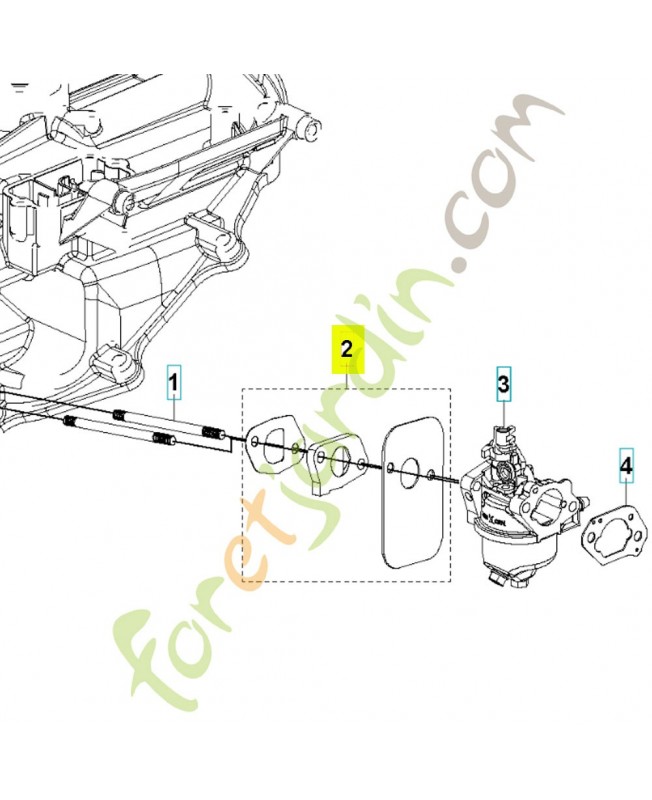 Jeu de joints husqvarna 598684544. Pièce détachée Husqvarna