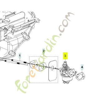 Carburateur 599348842. Pièce détachée Husqvarna