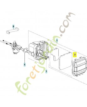 Filtre à air 599348844. Pièce détachée Husqvarna