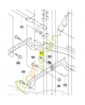 Clips 735311320. Pièce de rechange Husqvarna