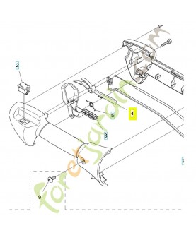 Gachette de sécurité 574192401. Pièce de rechange Husqvarna